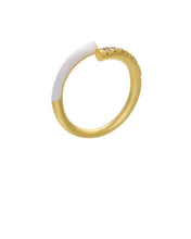 Load image into Gallery viewer, Anillo Serpiente Color Blanco