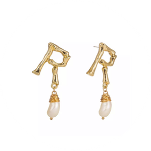 Pendientes Inicial "R" Personalizados