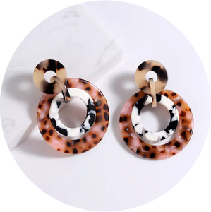 Pendientes Pietra Rosados
