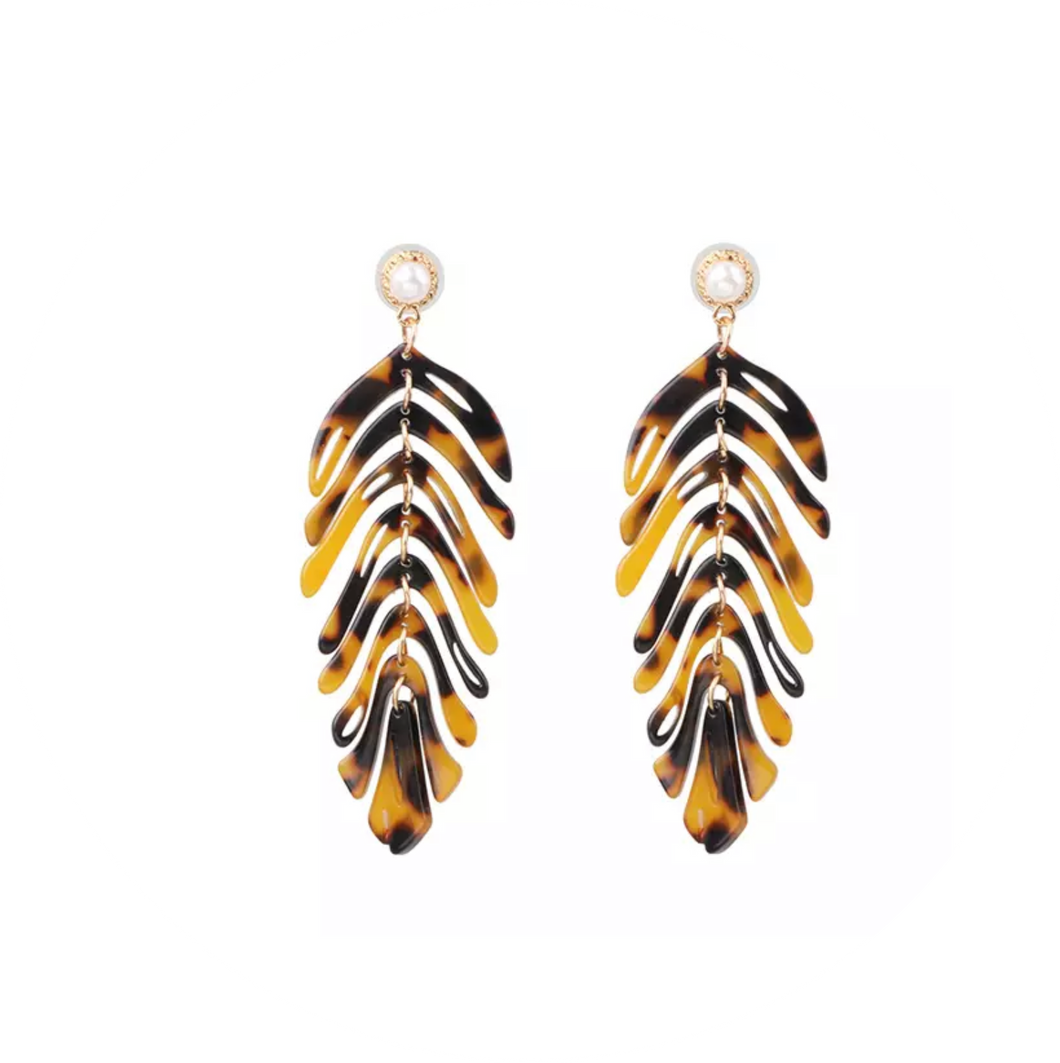 Pendientes Hoja Carey