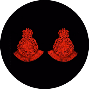 Pendientes Teka Rojos