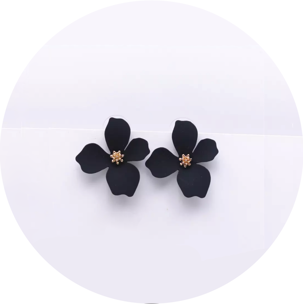 Pendientes Kiu Negros Mini