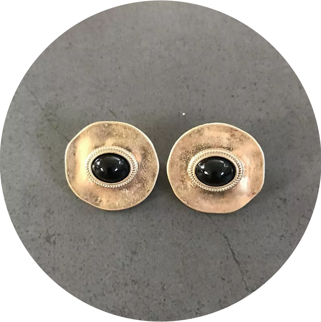 Pendientes Vintage Neferu Negros
