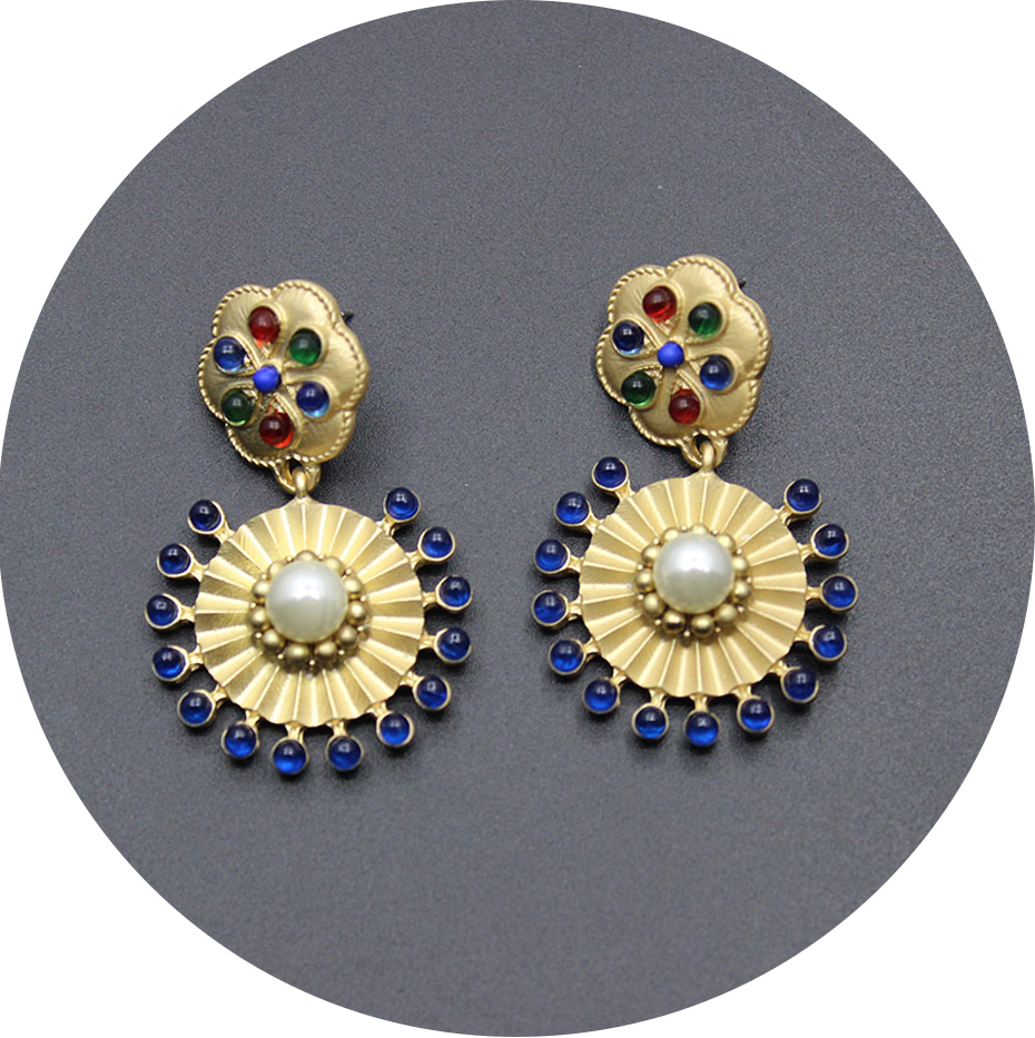 Pendientes Izhal Azules