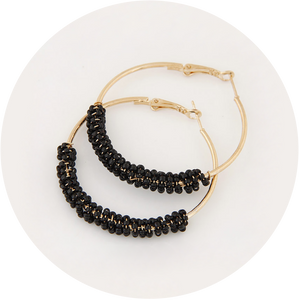 Pendientes Bolish Negros