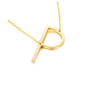 Collar Inicial Pequeña "P"
