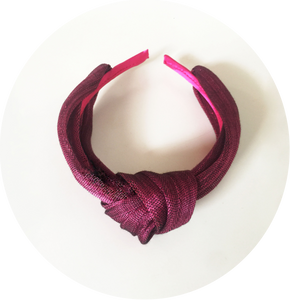 Diadema nudo simple Buganvilla