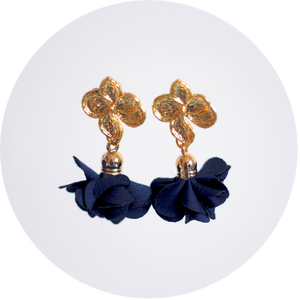 Pendientes Flores Azules