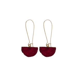 Pendientes Piedra Vino