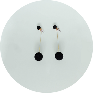 Pendientes Bombón Negro