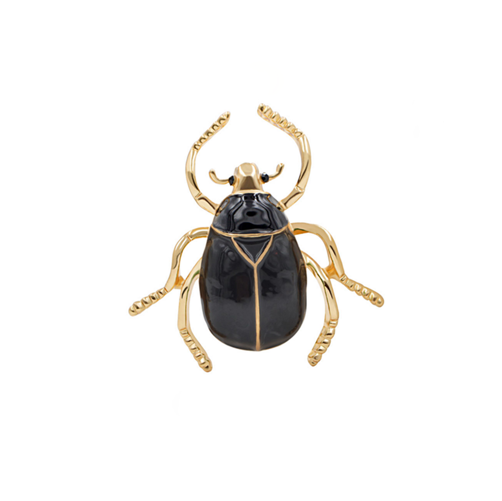 Broche escarabajo Negro