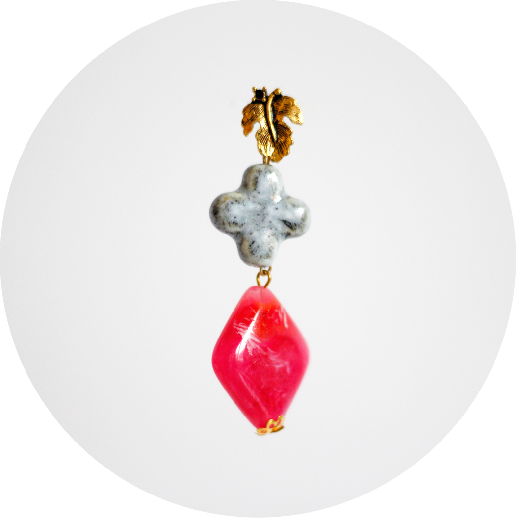Pendientes Cruz y Rombos