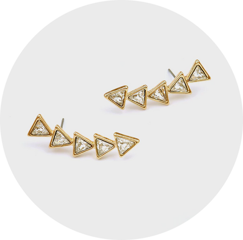 Pendientes Ear Cuff Estrellas