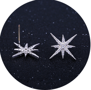 Pendientes Estrella Pegados