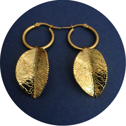 Pendientes Arete Hoja