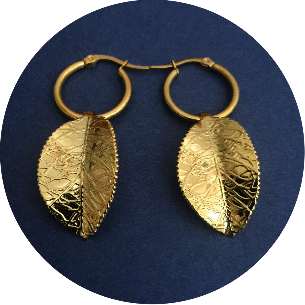Pendientes Arete Hoja