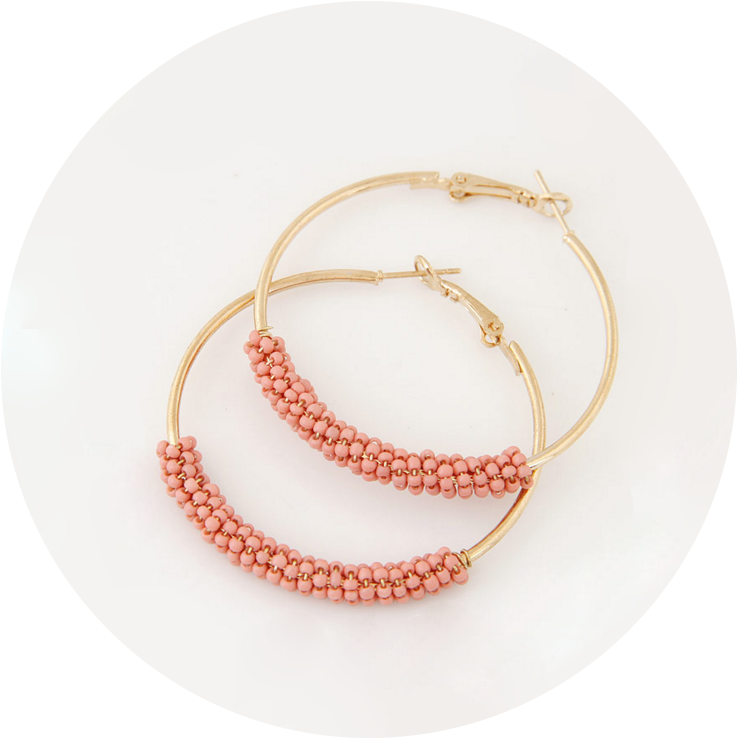Pendientes Bolish Rosas