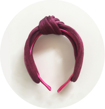 Load image into Gallery viewer, Diadema nudo simple Buganvilla