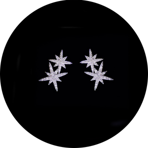 Pendientes Doble Estrella