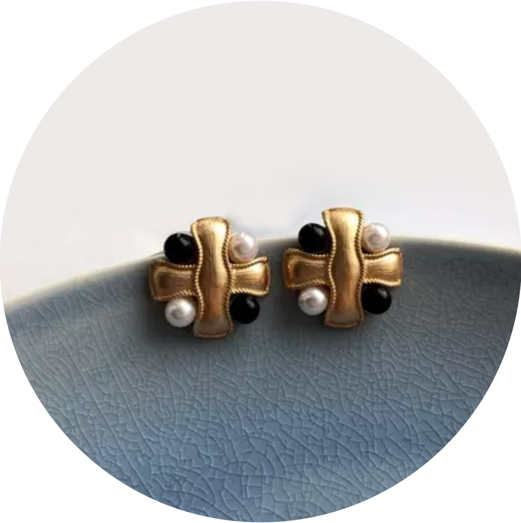 Pendientes Vintage Cruz