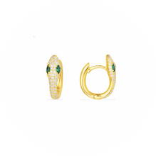 Load image into Gallery viewer, Mini Pendientes Aro Serpiente
