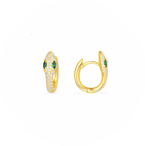 Mini Pendientes Aro Serpiente