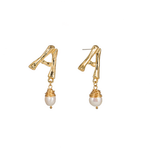 Pendientes Inicial "A" Personalizados