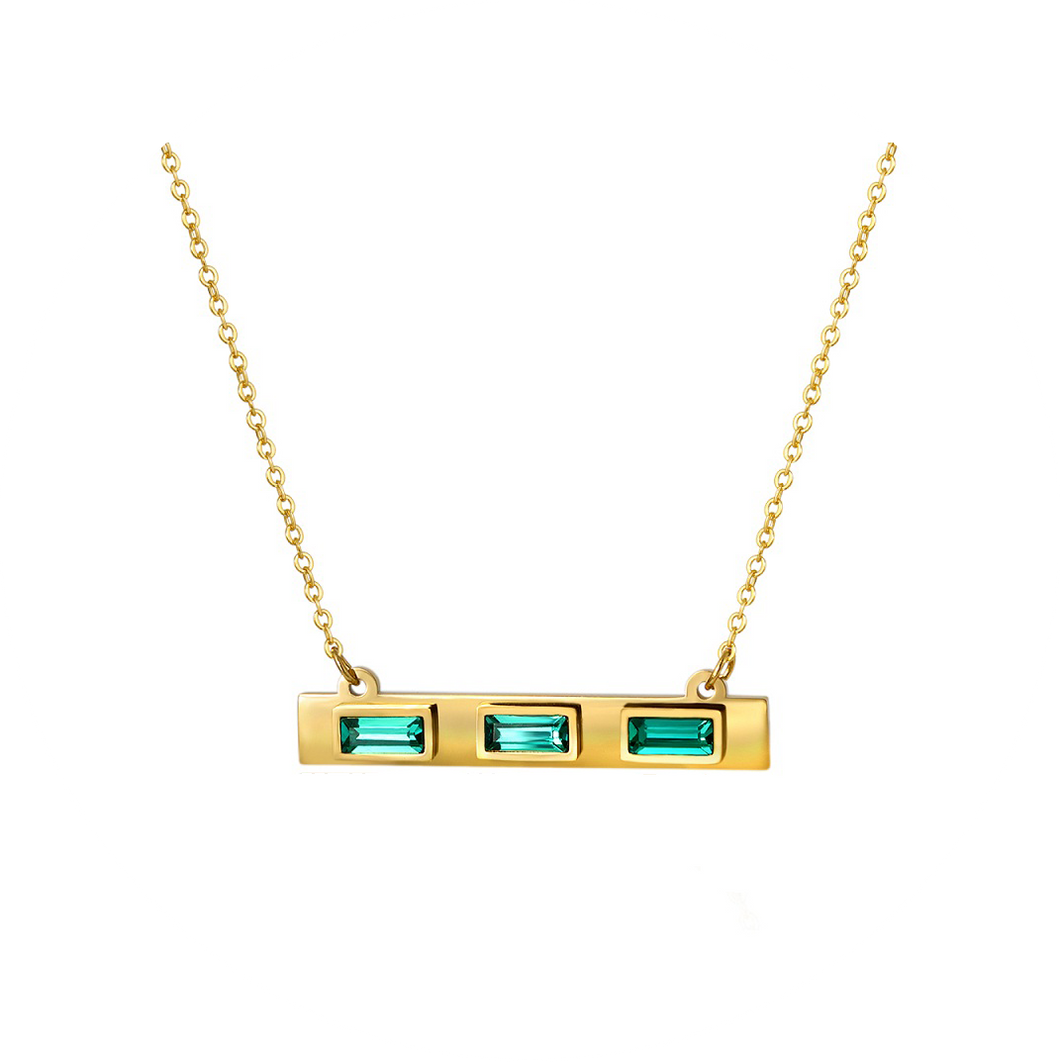 Collar Esme Verde Esmeralda