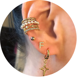 Mini Pendientes Inicial "A"