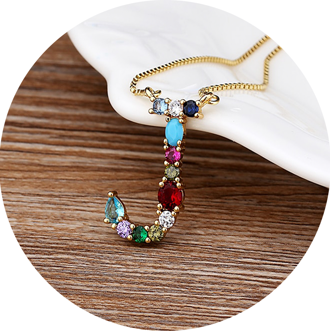 Collar Inicial Colores 