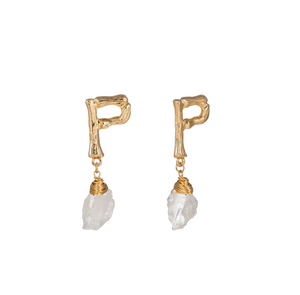 Pendientes Inicial "P" Personalizados