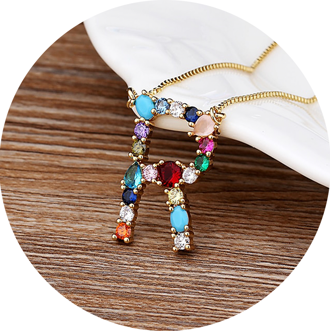 Collar Inicial Colores 