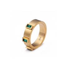 Load image into Gallery viewer, Anillo Esme Verde Esmeralda Talla 8