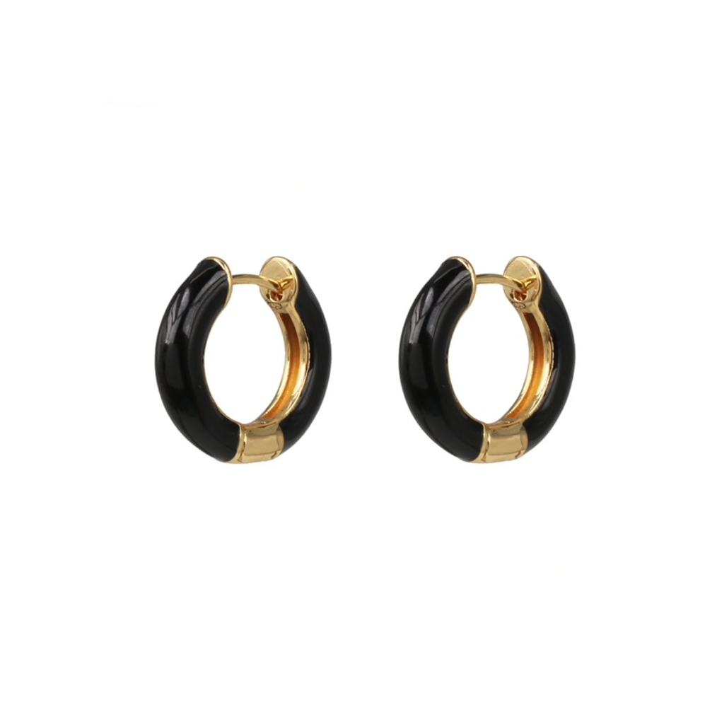Pendientes Aretes Tumtses Negros