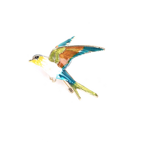 Broche Colibrí Turquesa