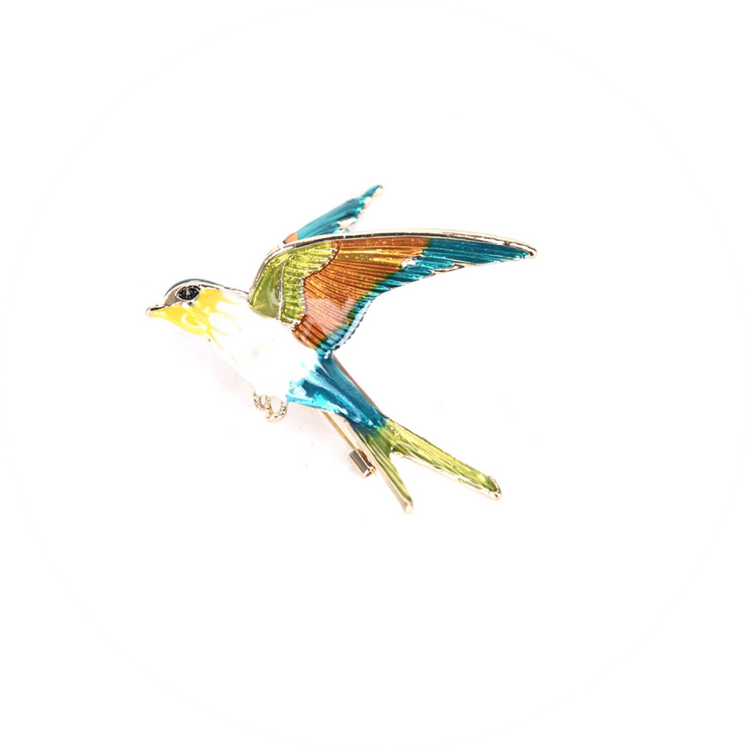 Broche Colibrí Turquesa