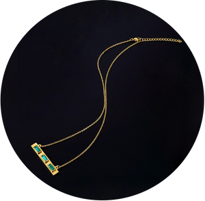 Collar Esme Verde Esmeralda