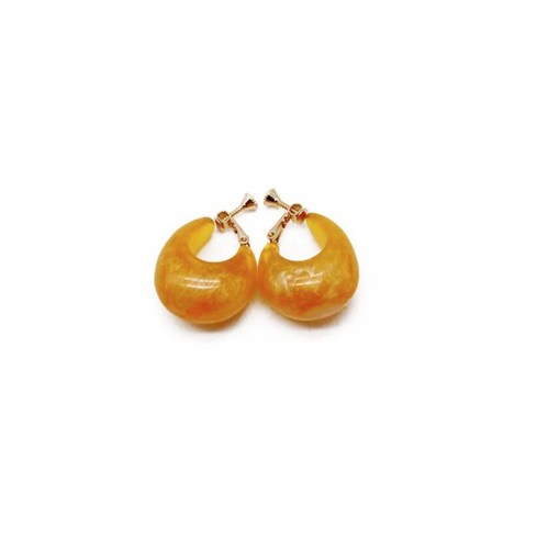 Pendientes Gota Mostaza