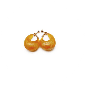 Pendientes Gota Mostaza
