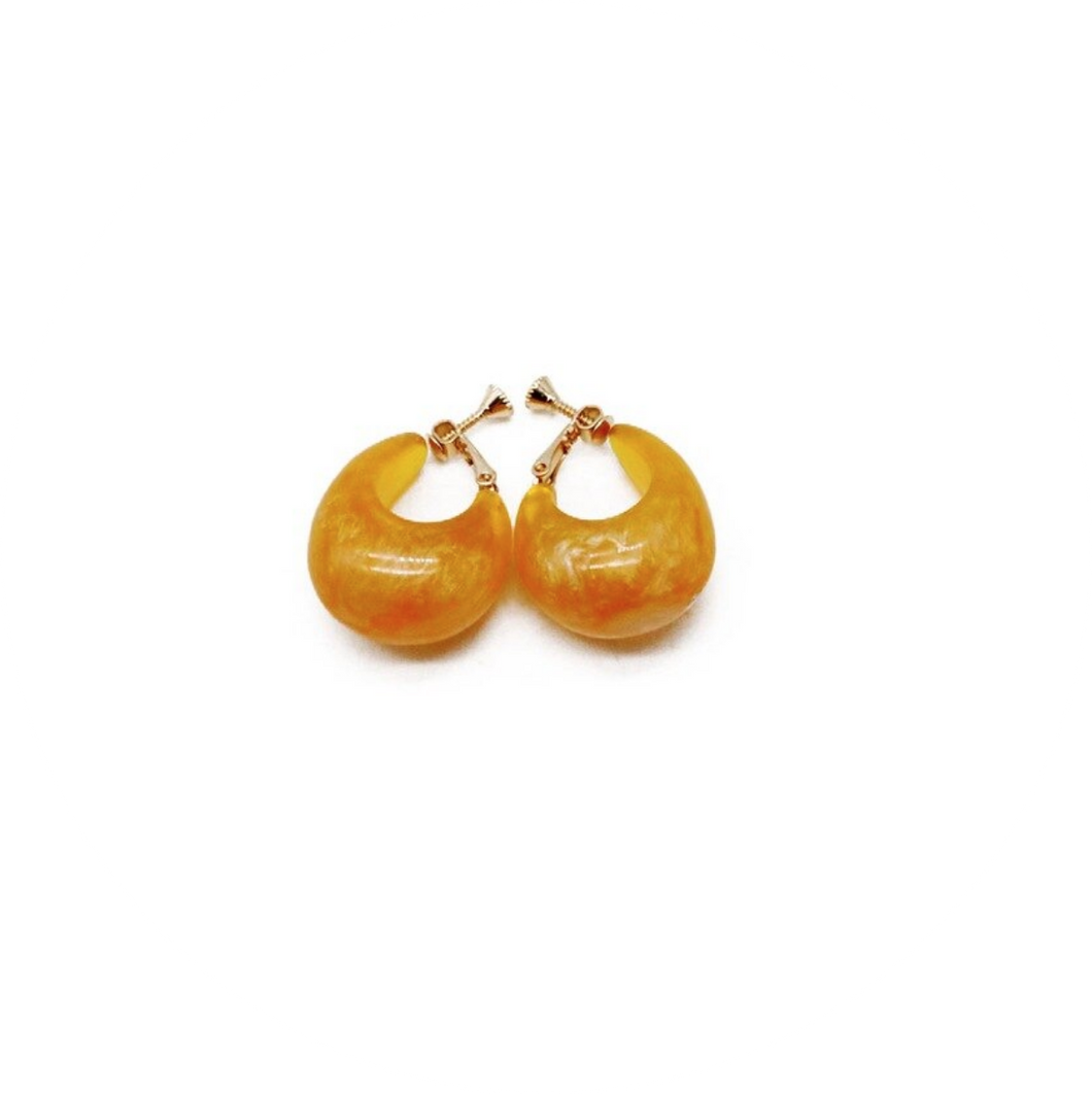Pendientes Gota Mostaza