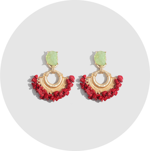 Pendientes Esme Rojos