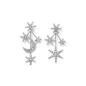 Pendientes Luna y Estrellas