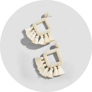 Pendientes Nuria Beige