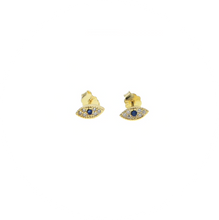 Load image into Gallery viewer, Mini Pendientes pegados Ojo Turco
