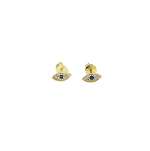 Mini Pendientes pegados Ojo Turco