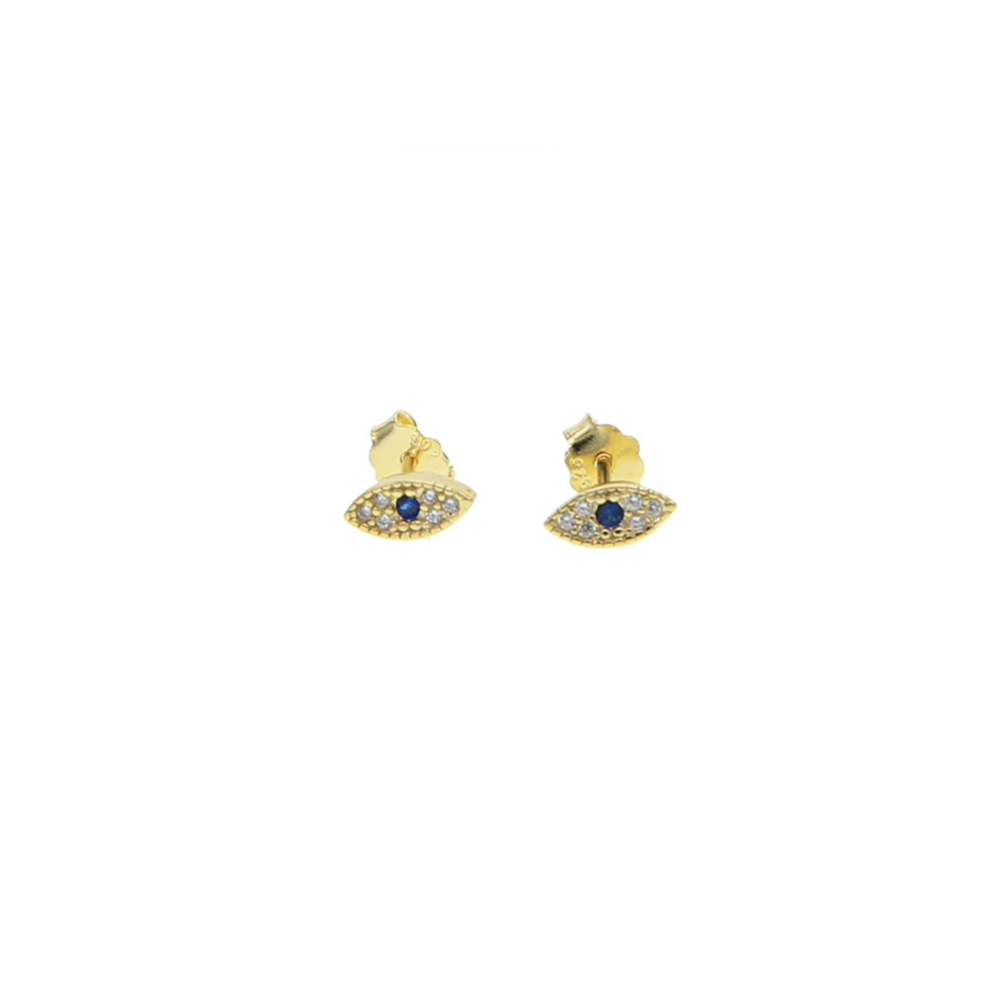 Mini Pendientes pegados Ojo Turco