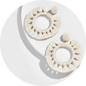Pendientes Bali Beiges
