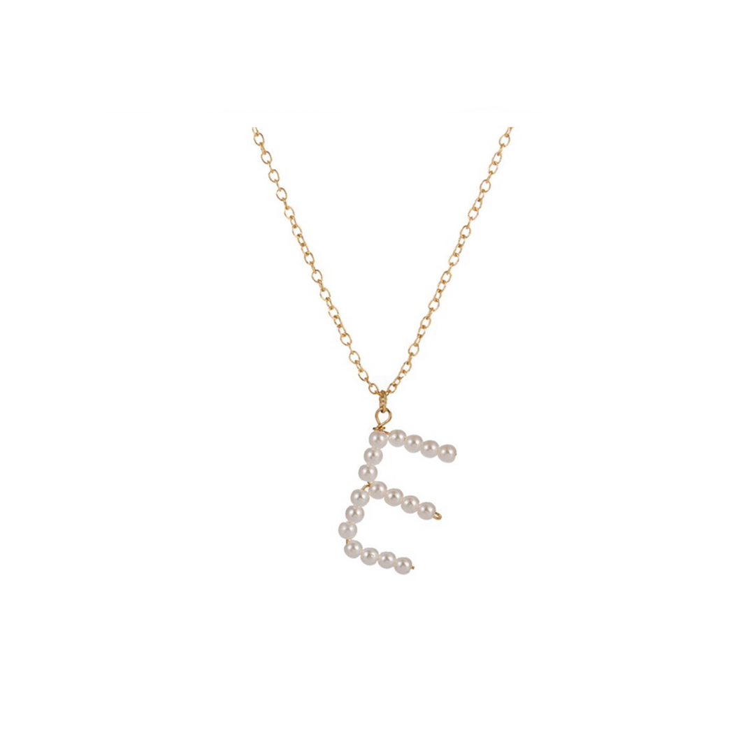 Collar Inicial Perlas 