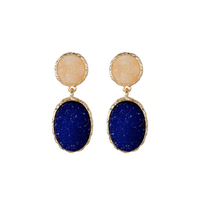 Pendientes Volcanium Azules