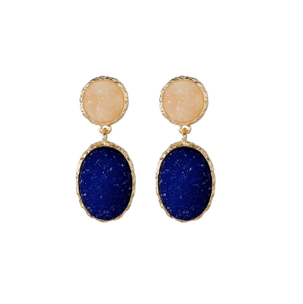 Pendientes Volcanium Azules